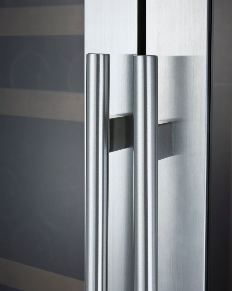 Allavino FlexCount II Tru-Vino 354 Bottle Dual Zone Stainless Steel Side-by-Side Wine Refrigerator