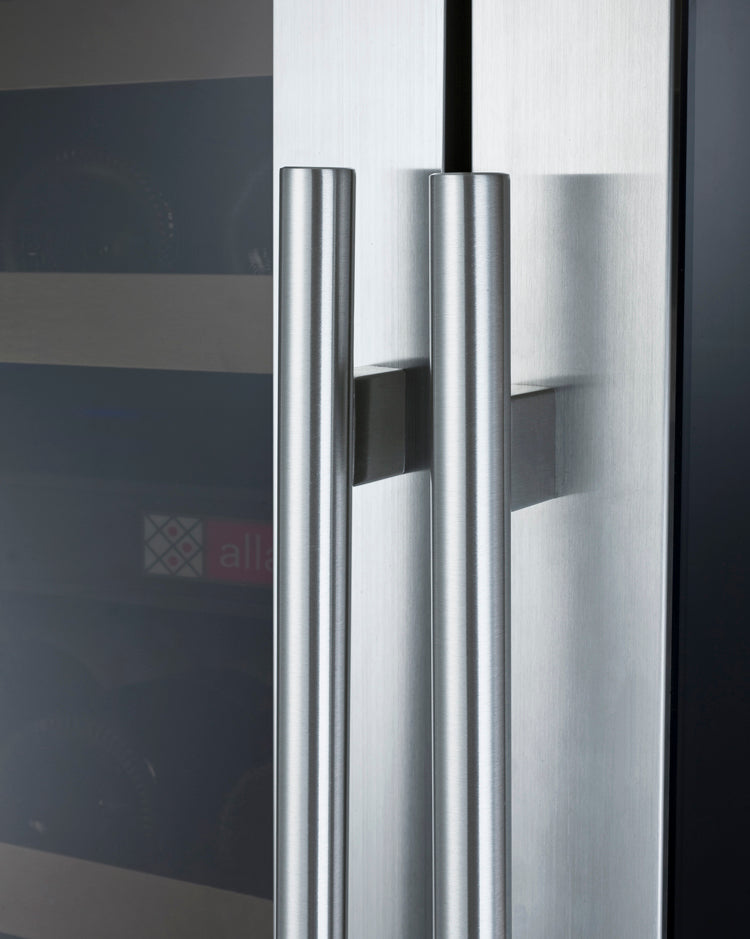 Allavino FlexCount II Tru-Vino 344 Bottle Four-Zone Stainless Steel Side-by-Side Wine Refrigerator