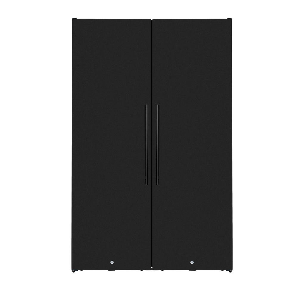 Allavino 76.5" Tall Side-by-Side Wine Vault with Solid Black Doors