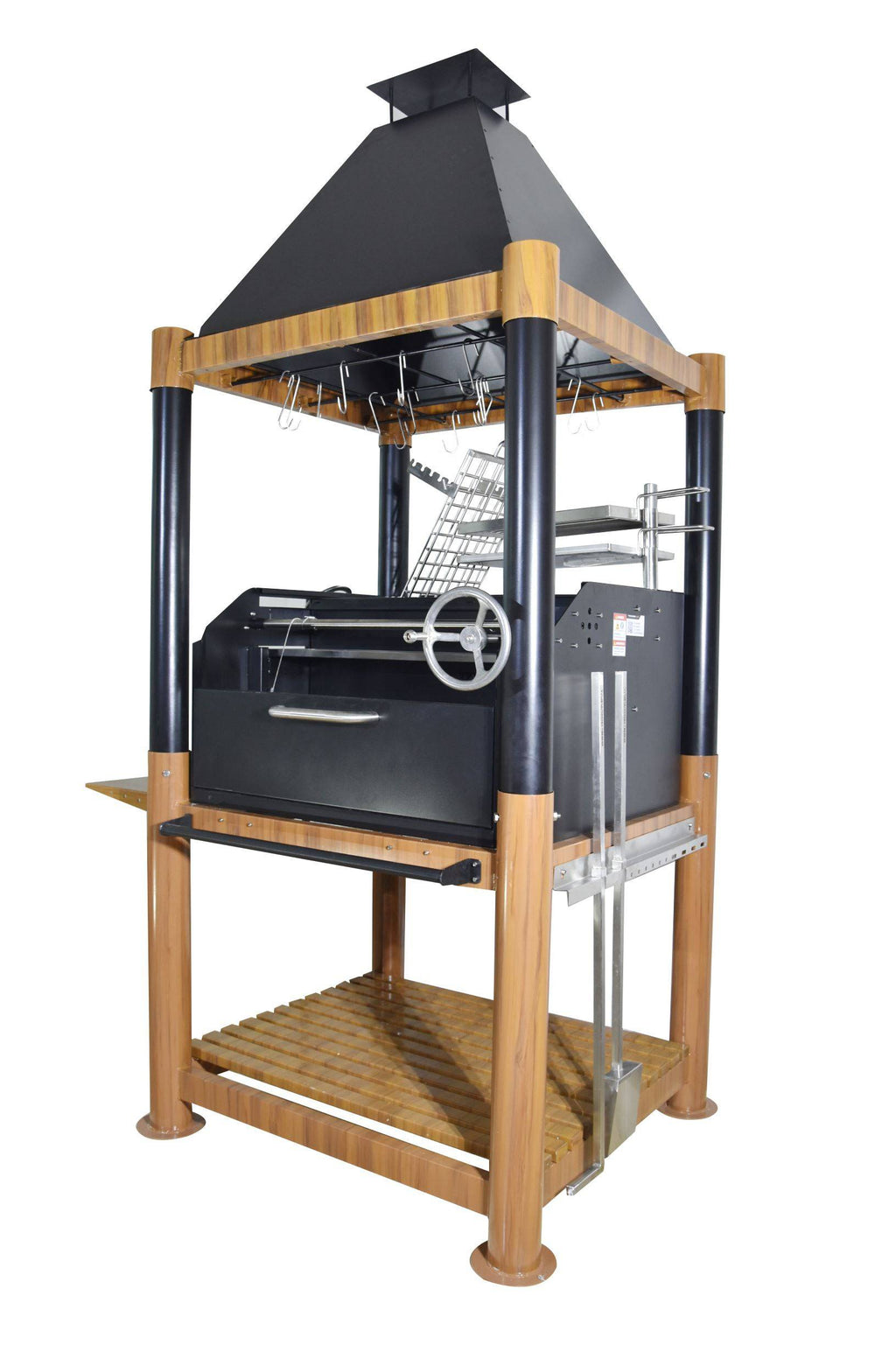 Tagwood BBQ02SI Argentine Santa Maria Style Gaucho Grill – The Ultimate 360° Grilling Experience