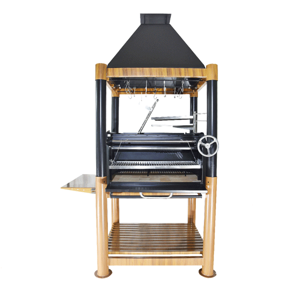 Tagwood BBQ02SI Argentine Santa Maria Style Gaucho Grill – The Ultimate 360° Grilling Experience