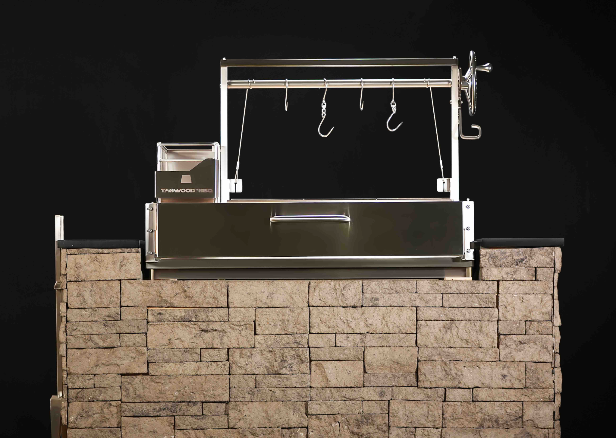 Tagwood BBQ05SS Built-In Santa Maria Argentine Grill – 304 Stainless Steel