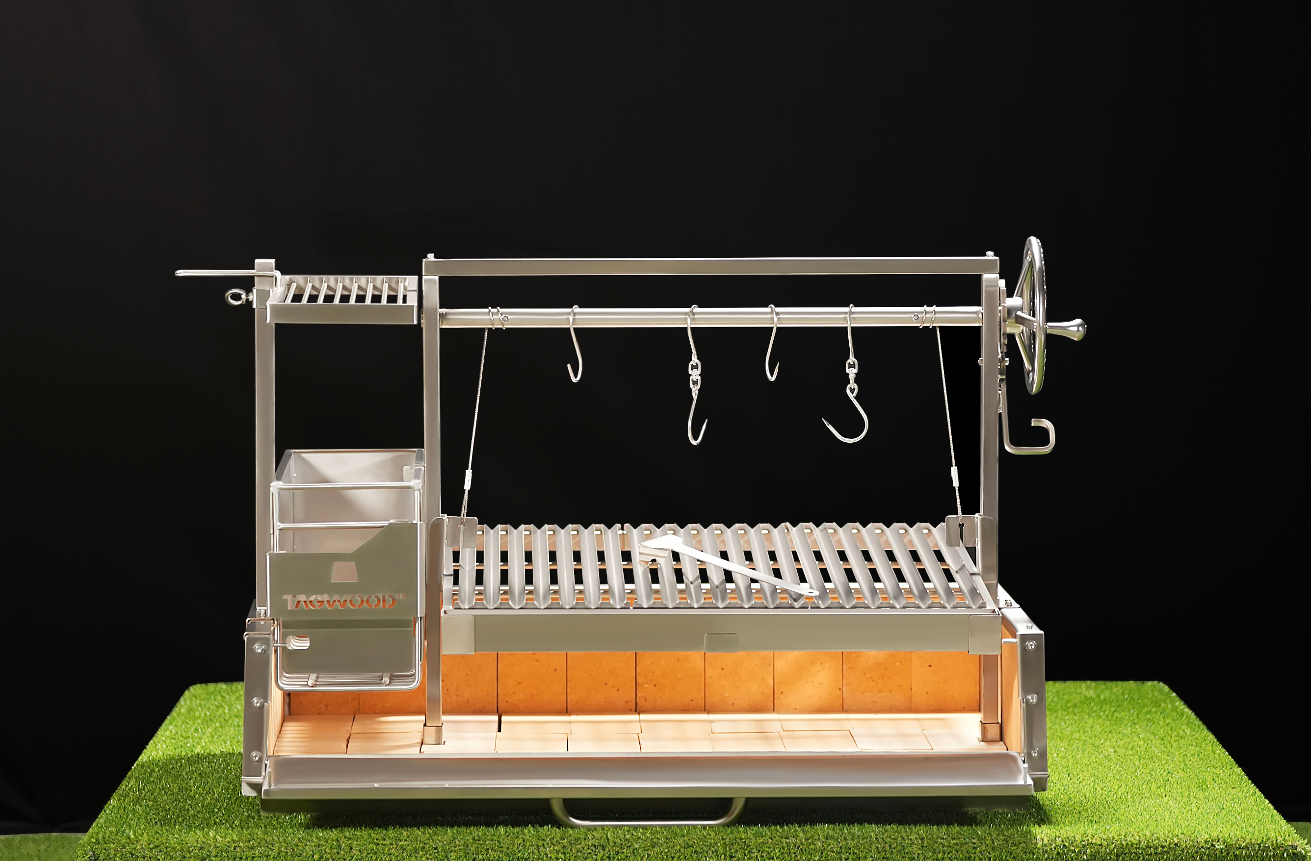 Tagwood BBQ05SS Built-In Santa Maria Argentine Grill – 304 Stainless Steel