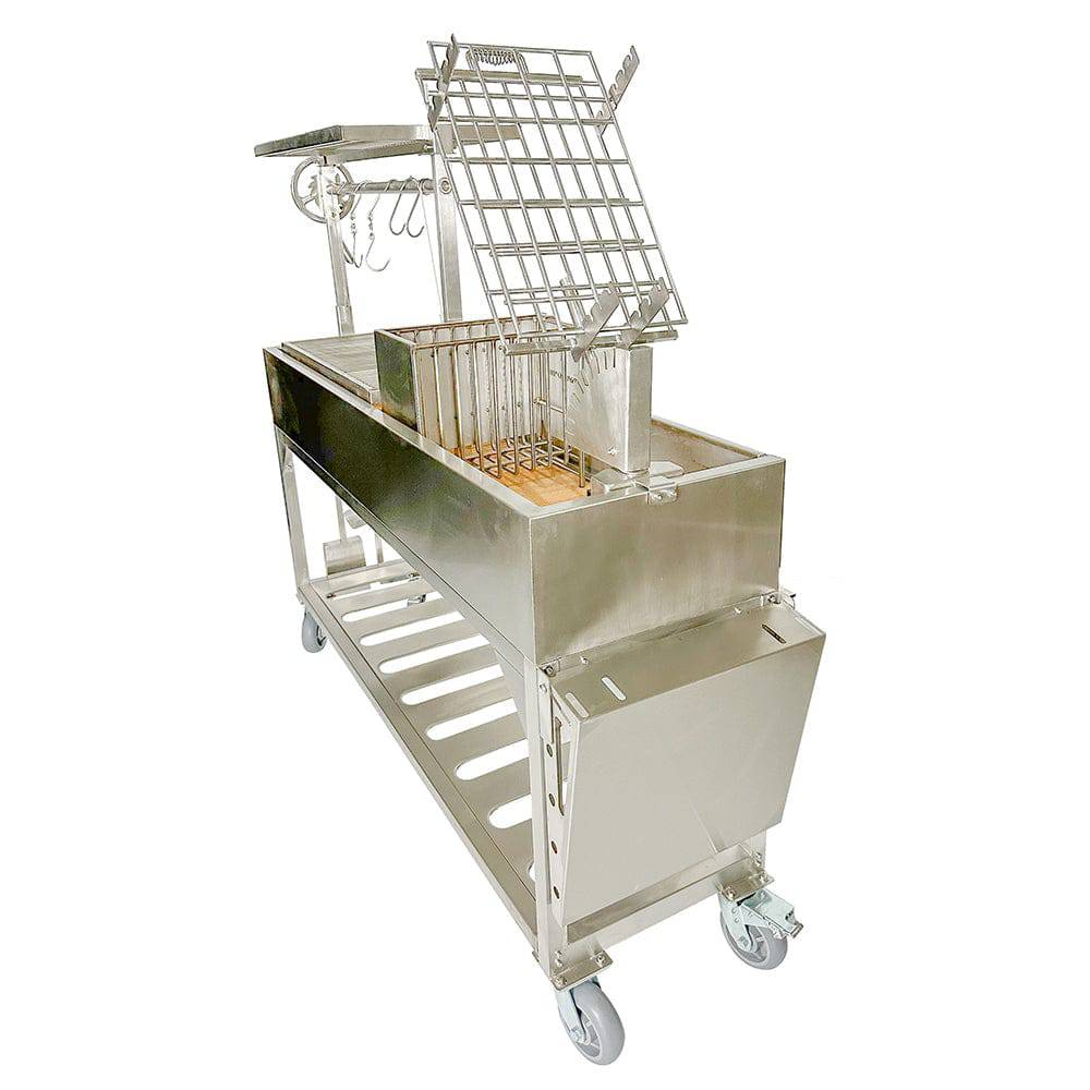 Tagwood BBQ06SS Argentine Santa Maria Grill – with 360° Rotating Clamp Grill