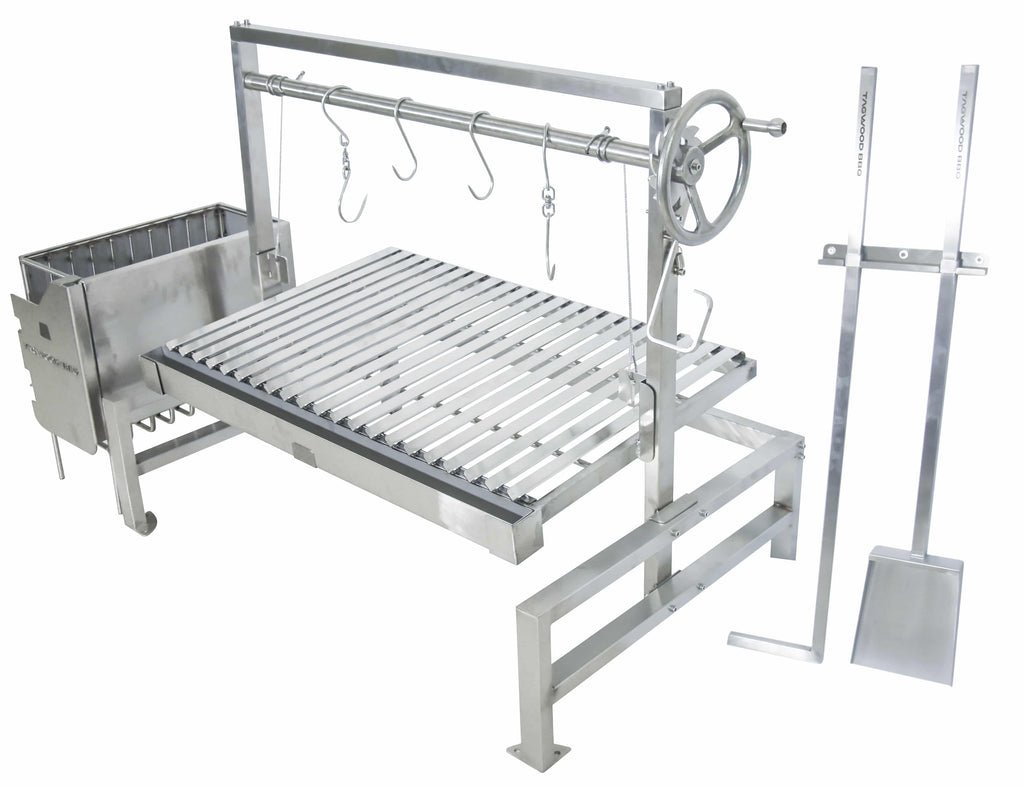 Tagwood BBQ09SS Insert Style Argentine Santa Maria Grill – 304 Stainless Steel
