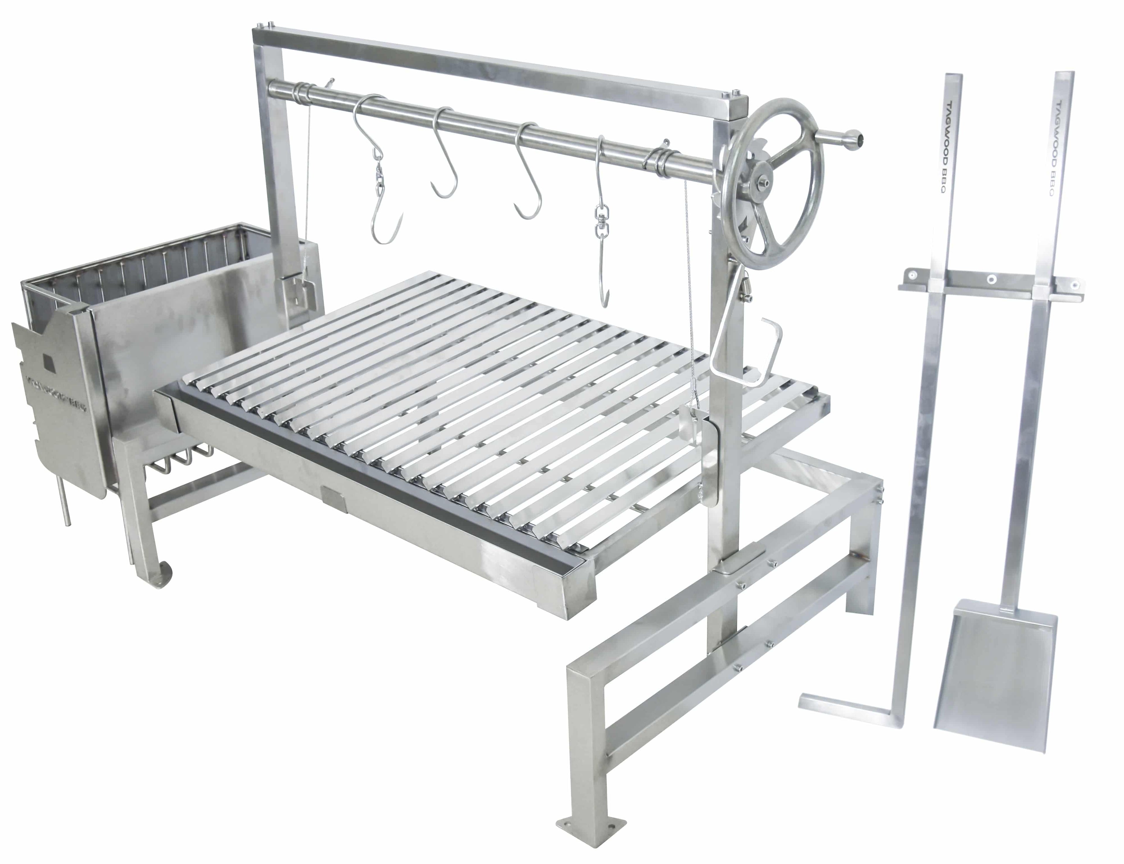Tagwood BBQ09SS Insert Style Argentine Santa Maria Grill – 304 Stainless Steel