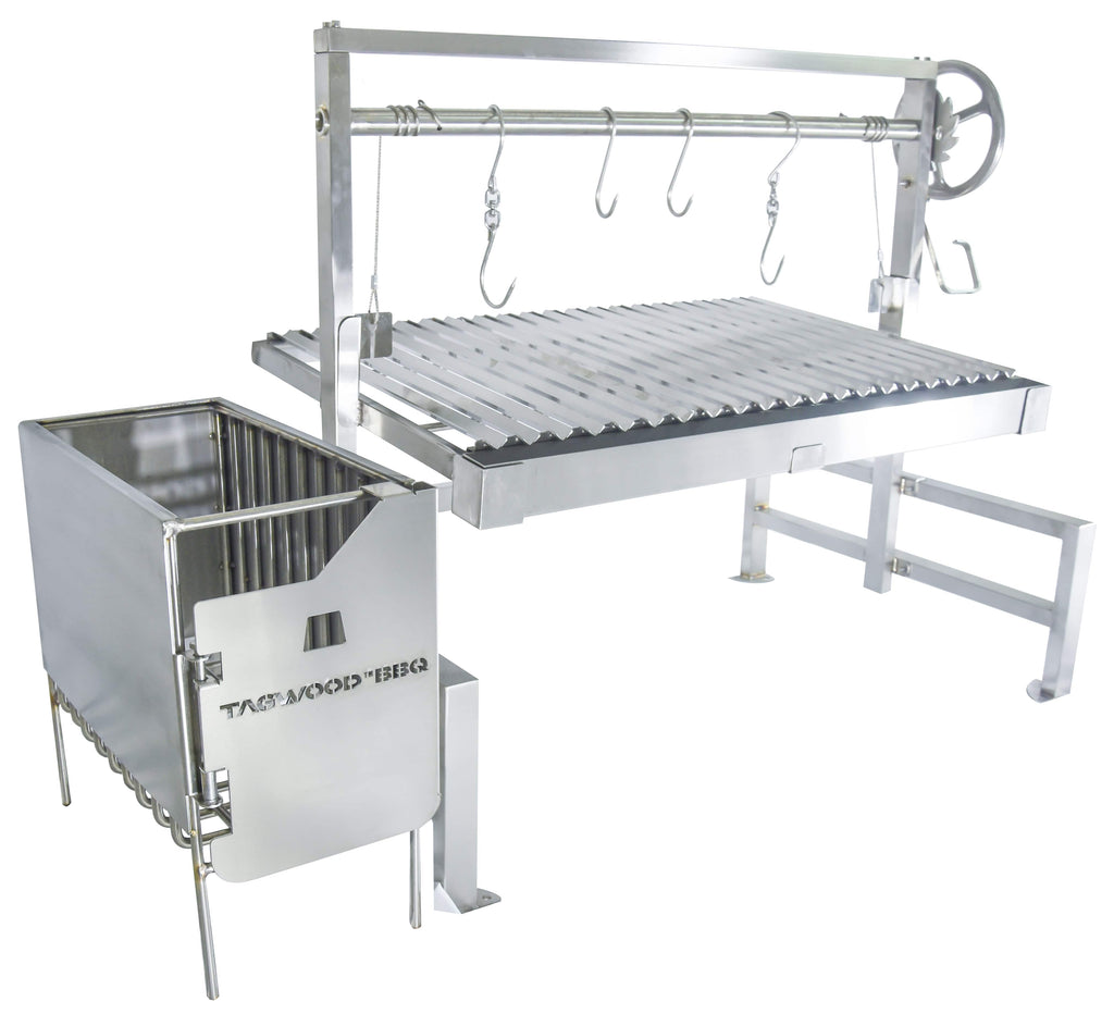 Tagwood BBQ09SS Insert Style Argentine Santa Maria Grill – 304 Stainless Steel