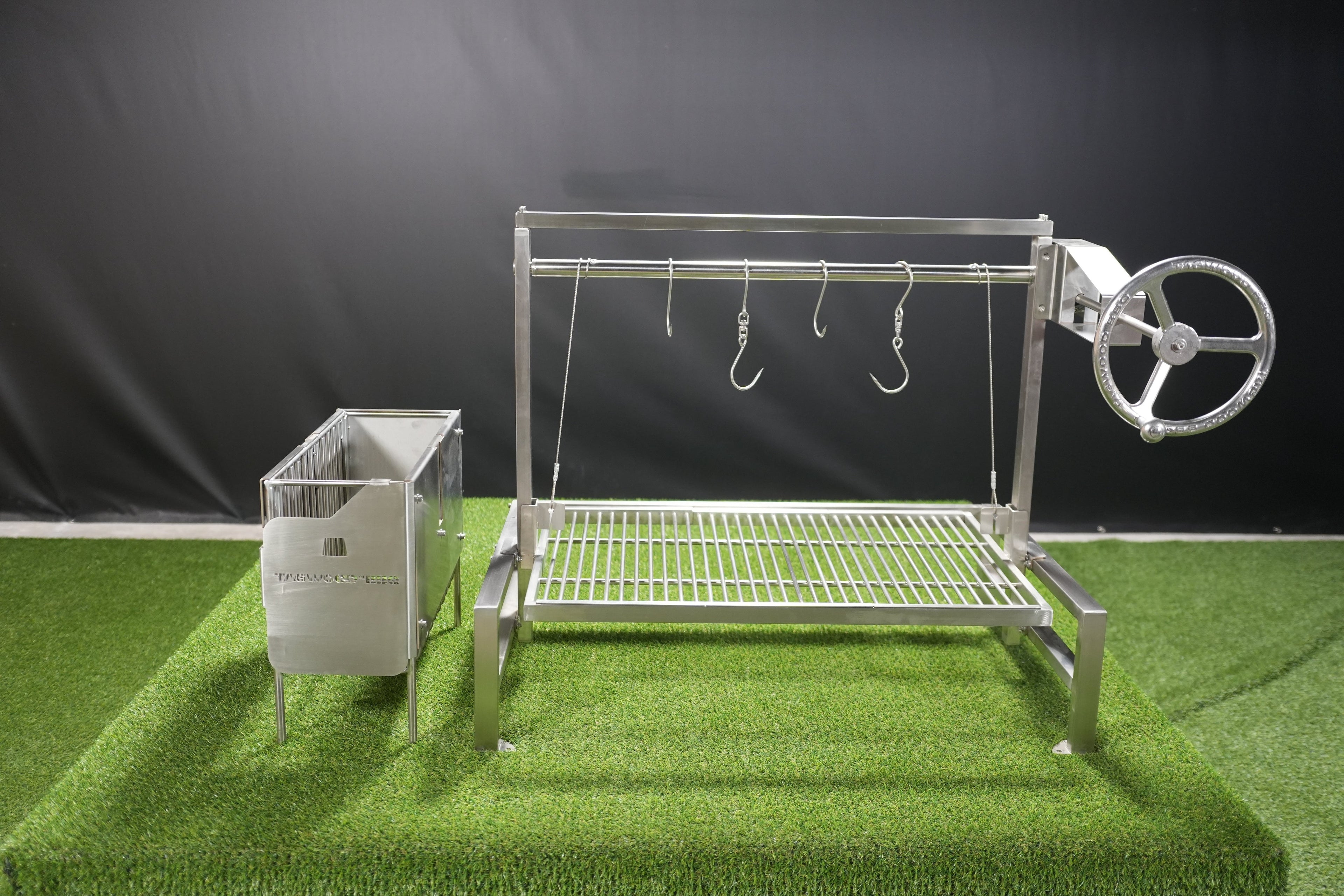 Tagwood BBQ09SS Insert Style Argentine Santa Maria Grill – 304 Stainless Steel
