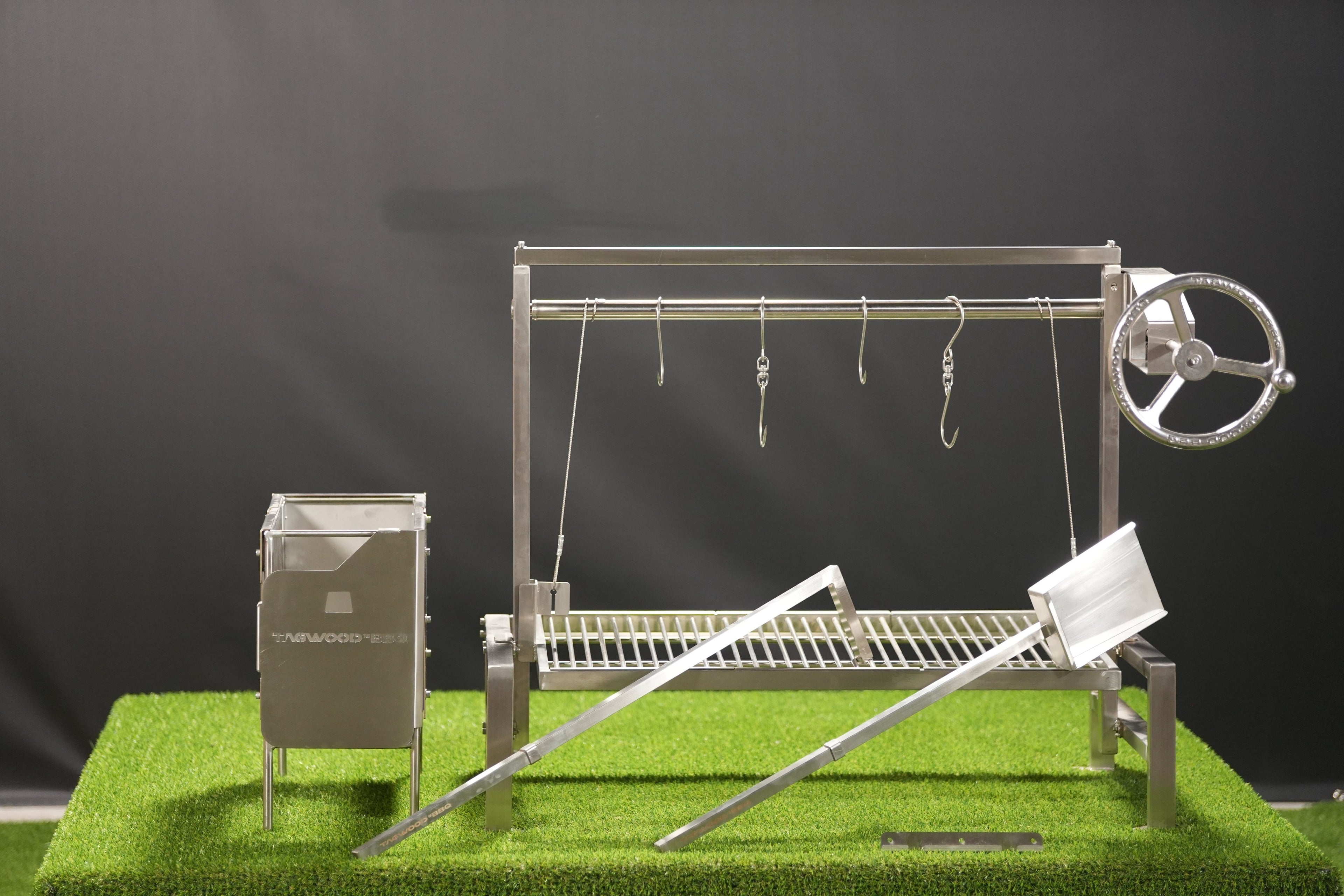 Tagwood BBQ09SS Insert Style Argentine Santa Maria Grill – 304 Stainless Steel