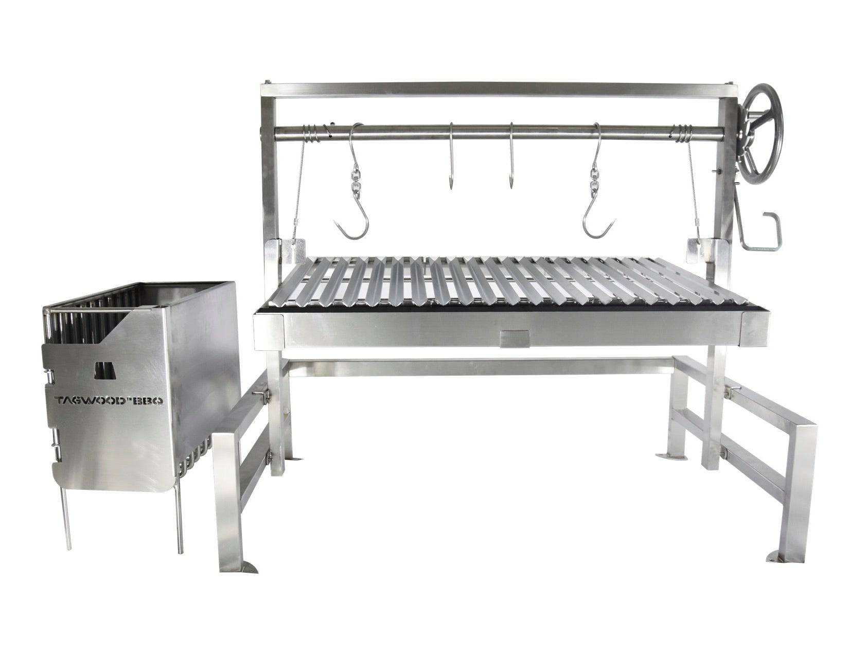 Tagwood BBQ09SS Insert Style Argentine Santa Maria Grill – 304 Stainless Steel