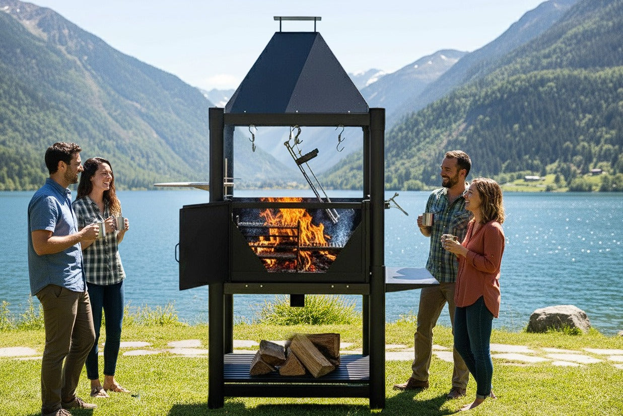 Tagwood BBQ12SI Argentine Santa Maria Grill – Professional 360-Degree Grilling