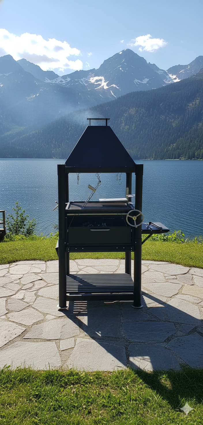 Tagwood BBQ12SI Argentine Santa Maria Grill – Professional 360-Degree Grilling