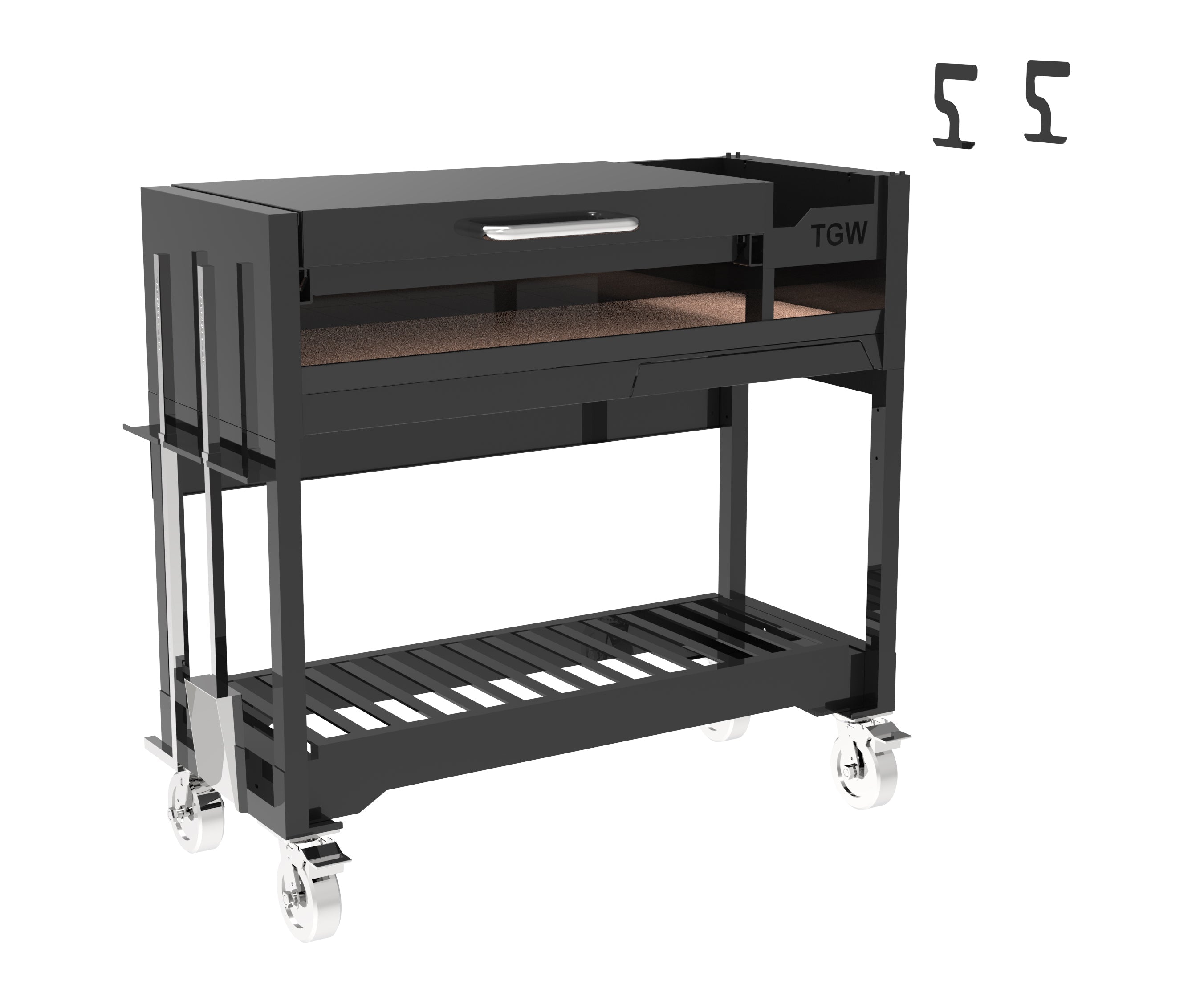 Tagwood BBQ18SI Argentine Style Grill – Chief Series All-Black Edition