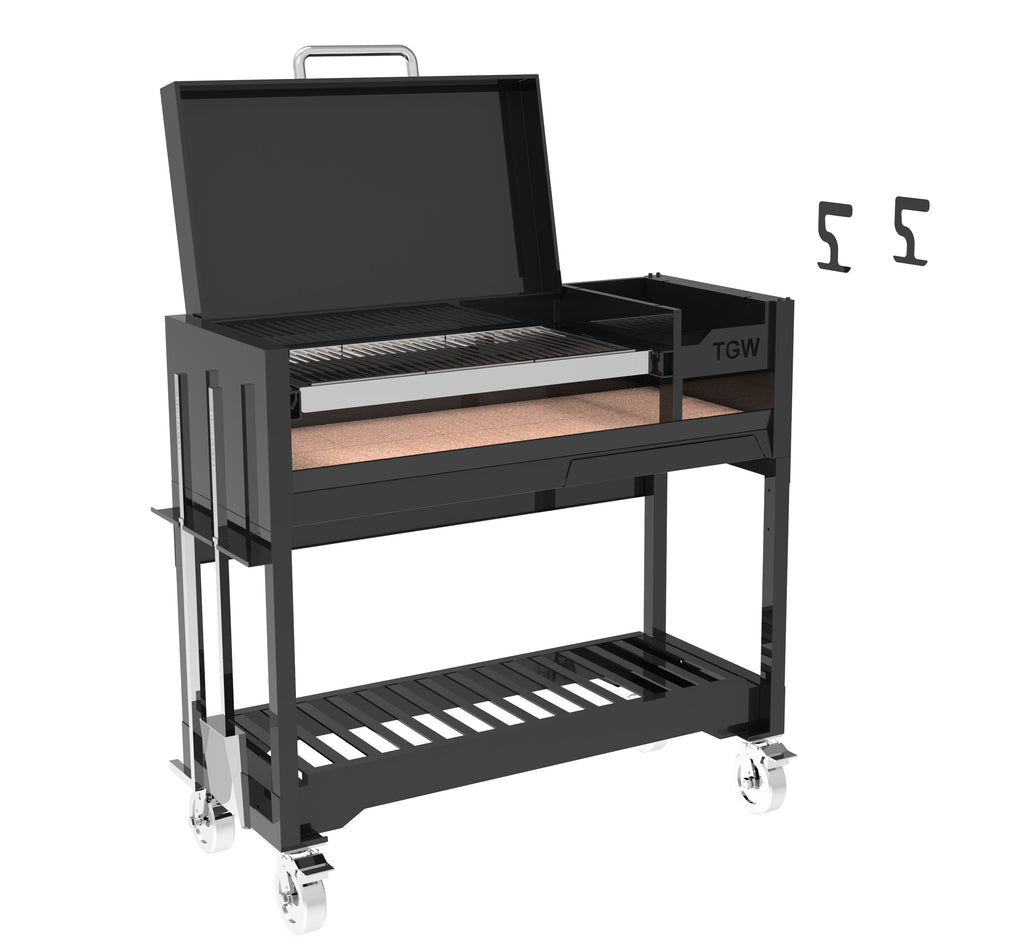 Tagwood BBQ18SI Argentine Style Grill – Chief Series All-Black Edition
