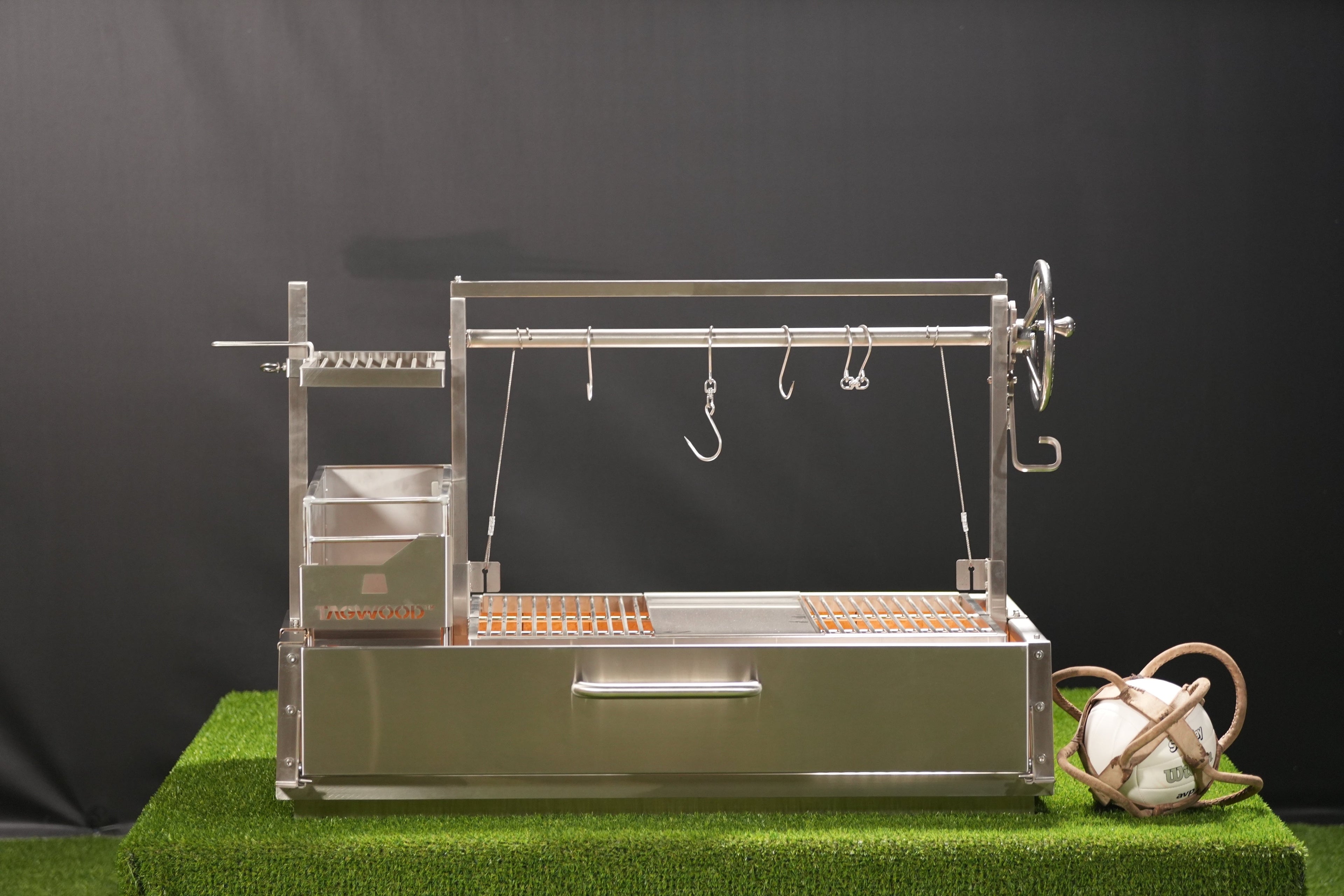 Tagwood BBQ25SS XL Built-In Santa Maria Argentine Grill – 304 Stainless Steel