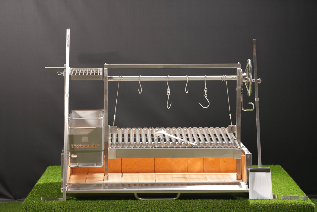 Tagwood BBQ25SS XL Built-In Santa Maria Argentine Grill – 304 Stainless Steel