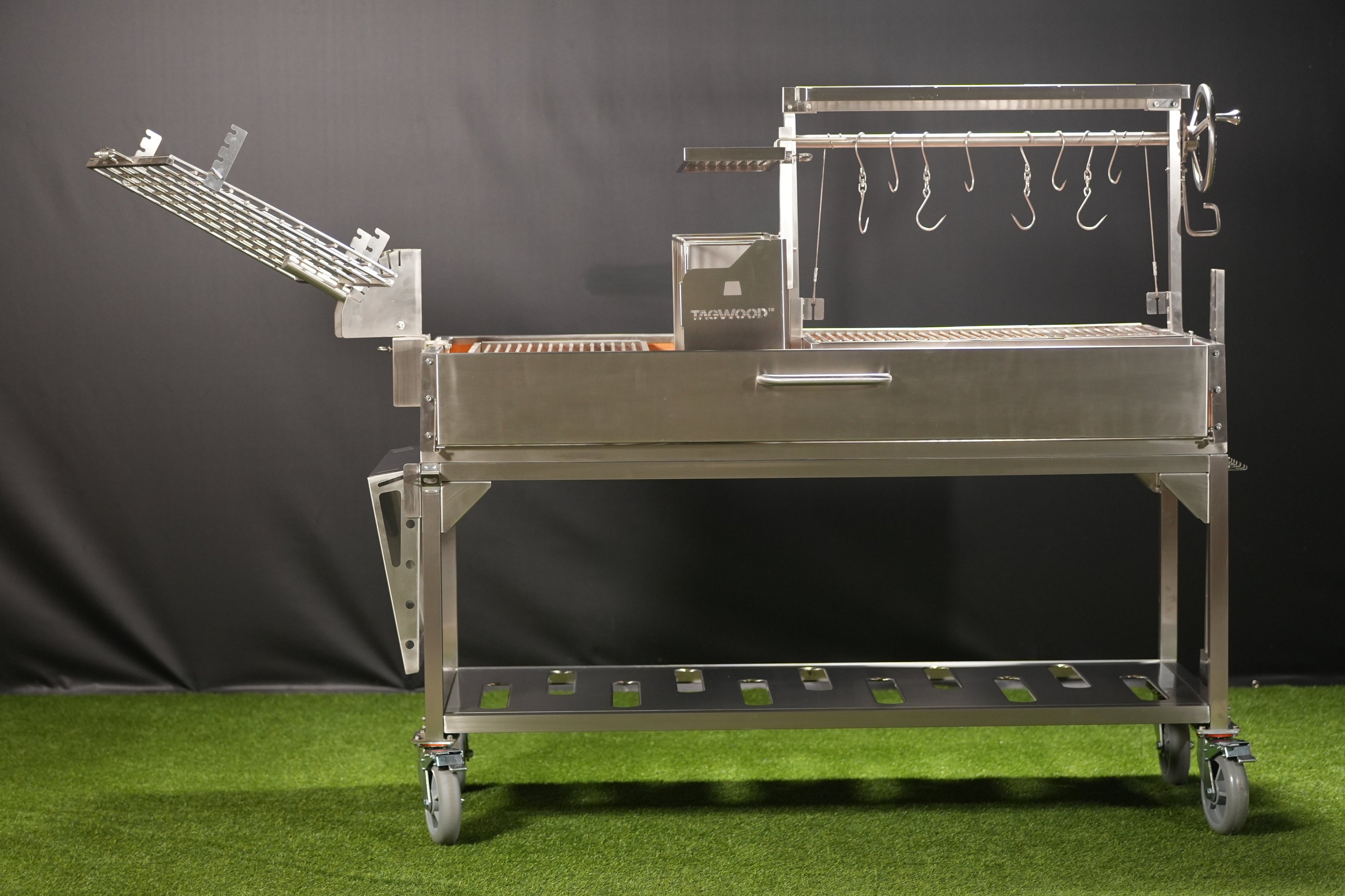 Tagwood BBQ26SS Premium XL Argentine Santa Maria Grill – 304 Stainless Steel