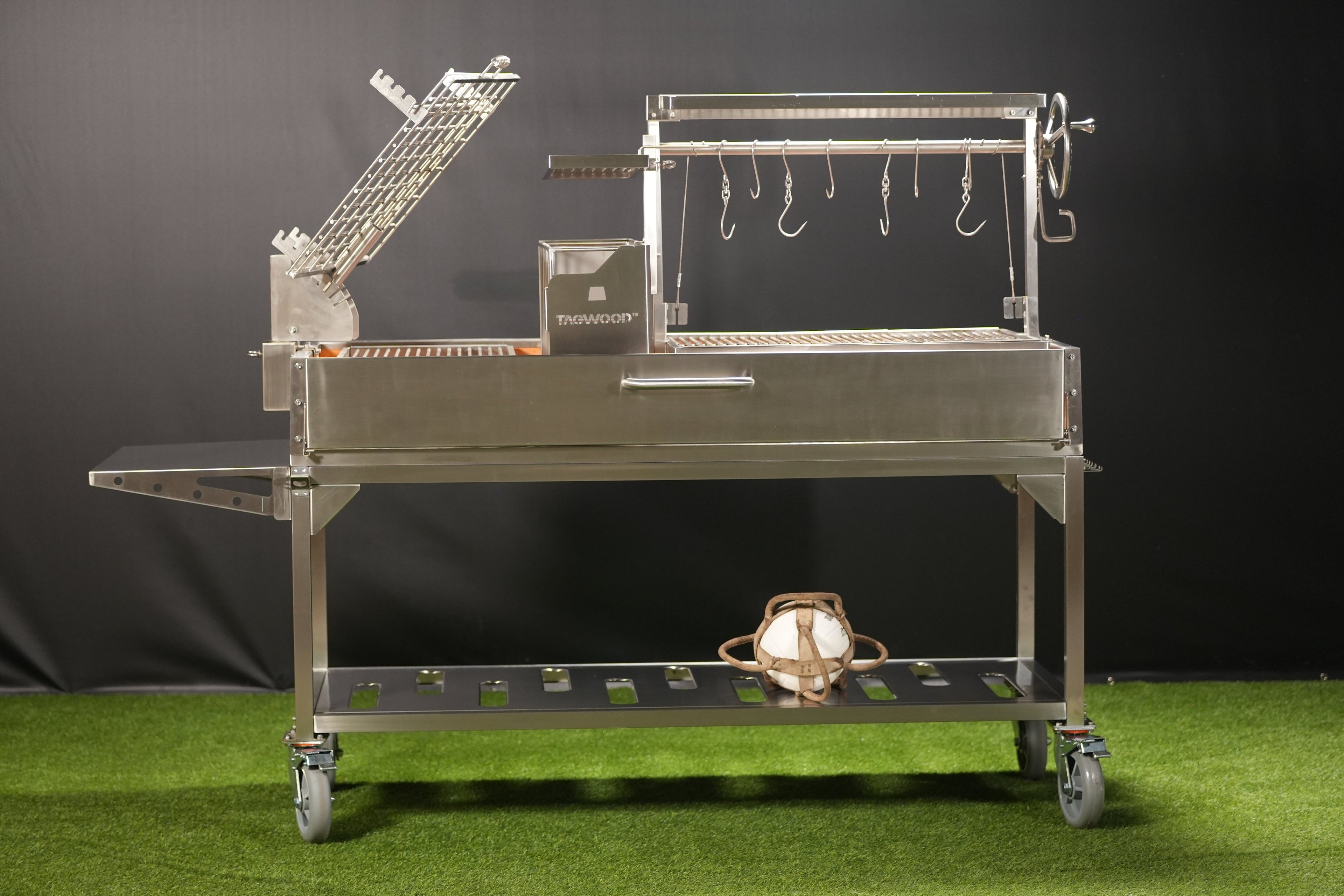 Tagwood BBQ26SS Premium XL Argentine Santa Maria Grill – 304 Stainless Steel