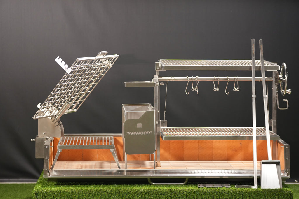 Tagwood BBQ28SS XL Built-In Santa Maria Argentine Grill – 304 Stainless Steel