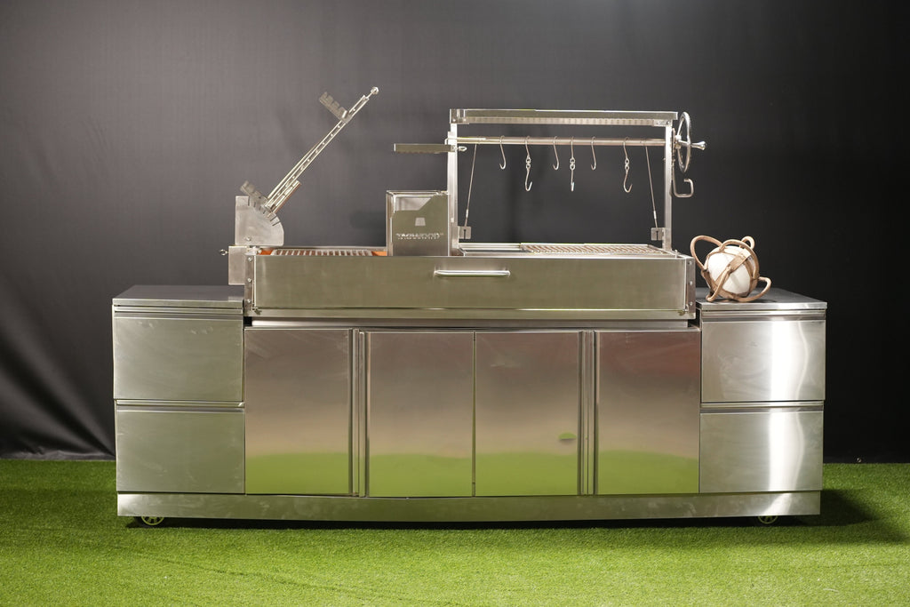 Tagwood BBQ28SS XL Built-In Santa Maria Argentine Grill – 304 Stainless Steel