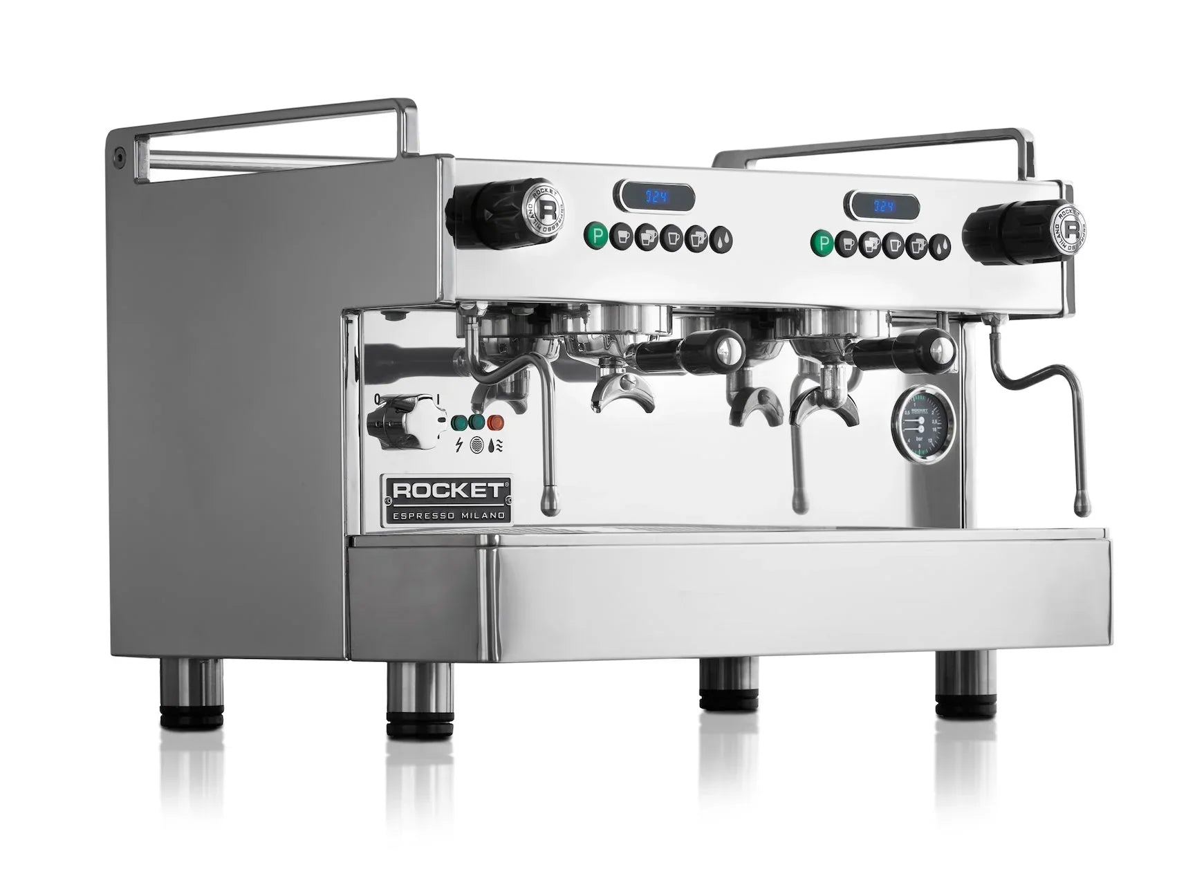 Rocket Espresso Boxer Timer 2-Group – Compact High-Volume Commercial Powerhouse