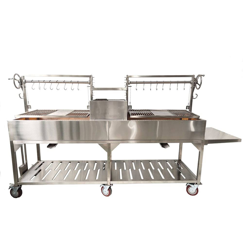Tagwood BBQ24SS Double Argentine Santa Maria Grill – 304 Stainless Steel
