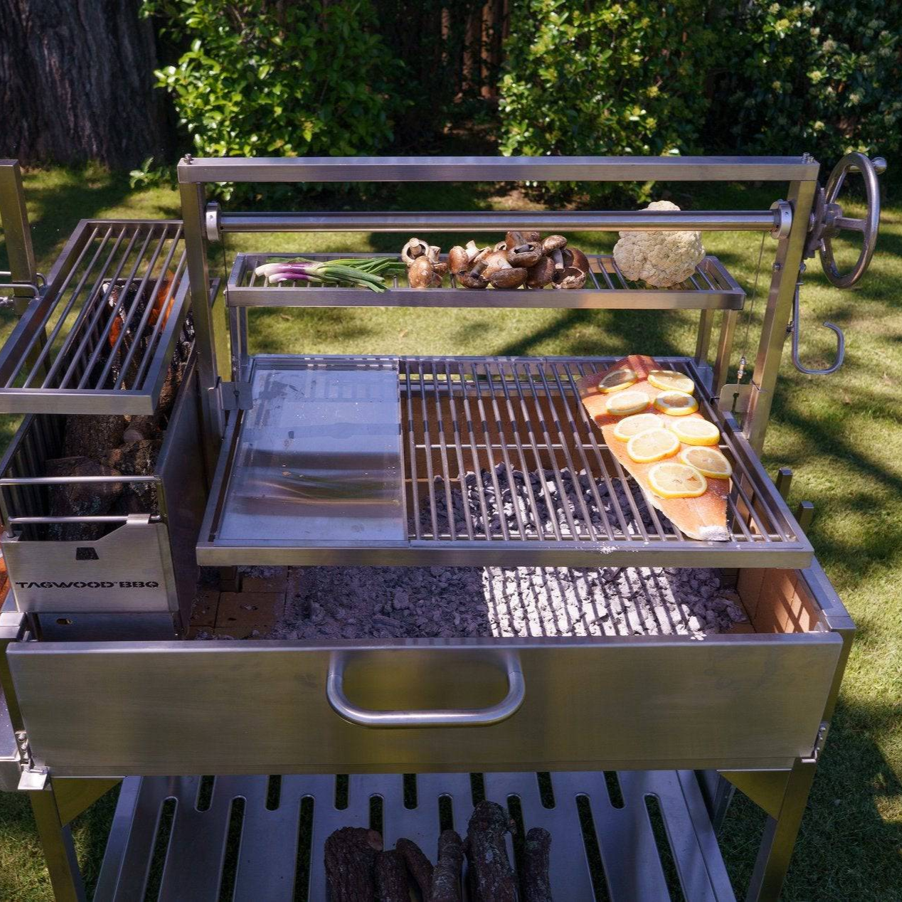 Tagwood BBQ23SS XL Argentine Santa Maria Grill – 304 Stainless Steel