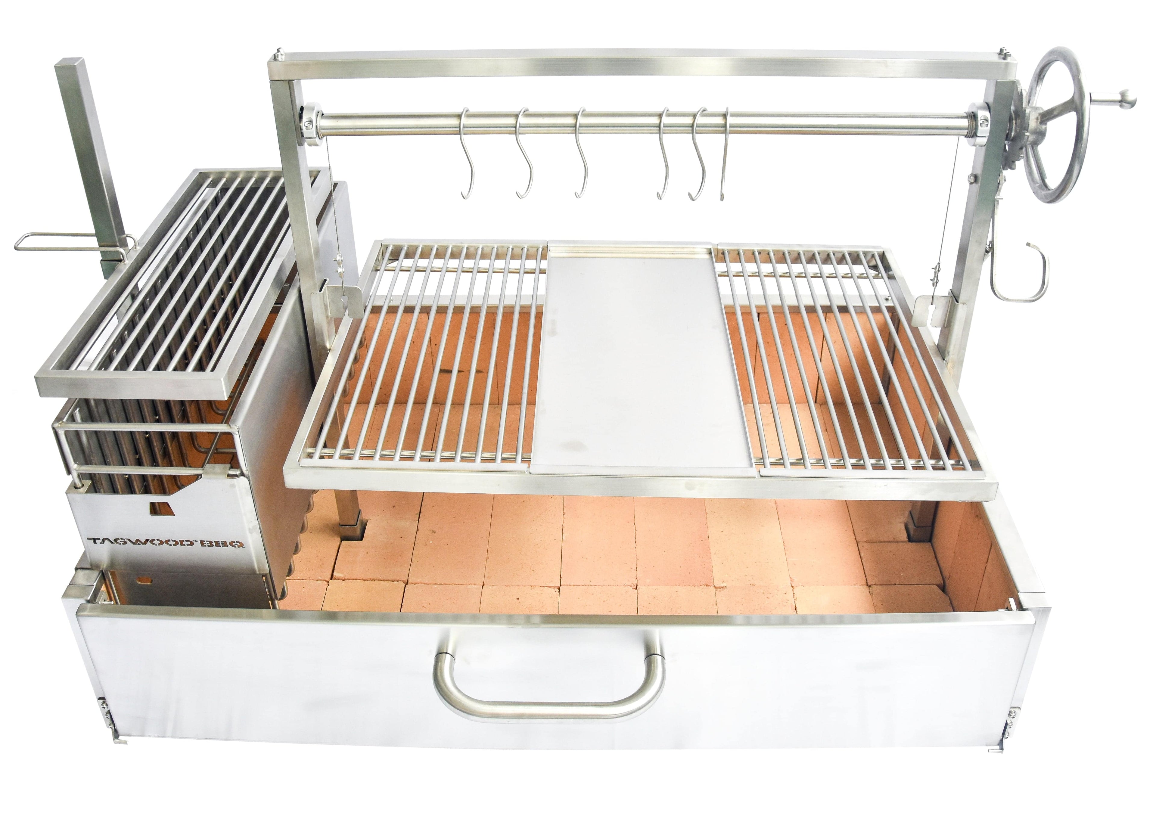 Tagwood BBQ25SS XL Built-In Santa Maria Argentine Grill – 304 Stainless Steel