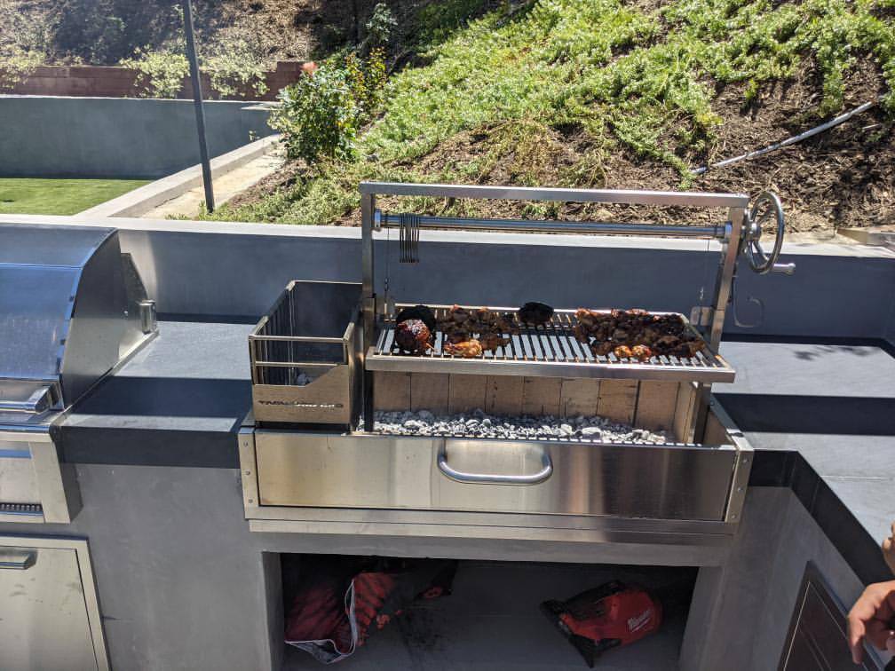 Tagwood BBQ05SS Built-In Santa Maria Argentine Grill – 304 Stainless Steel