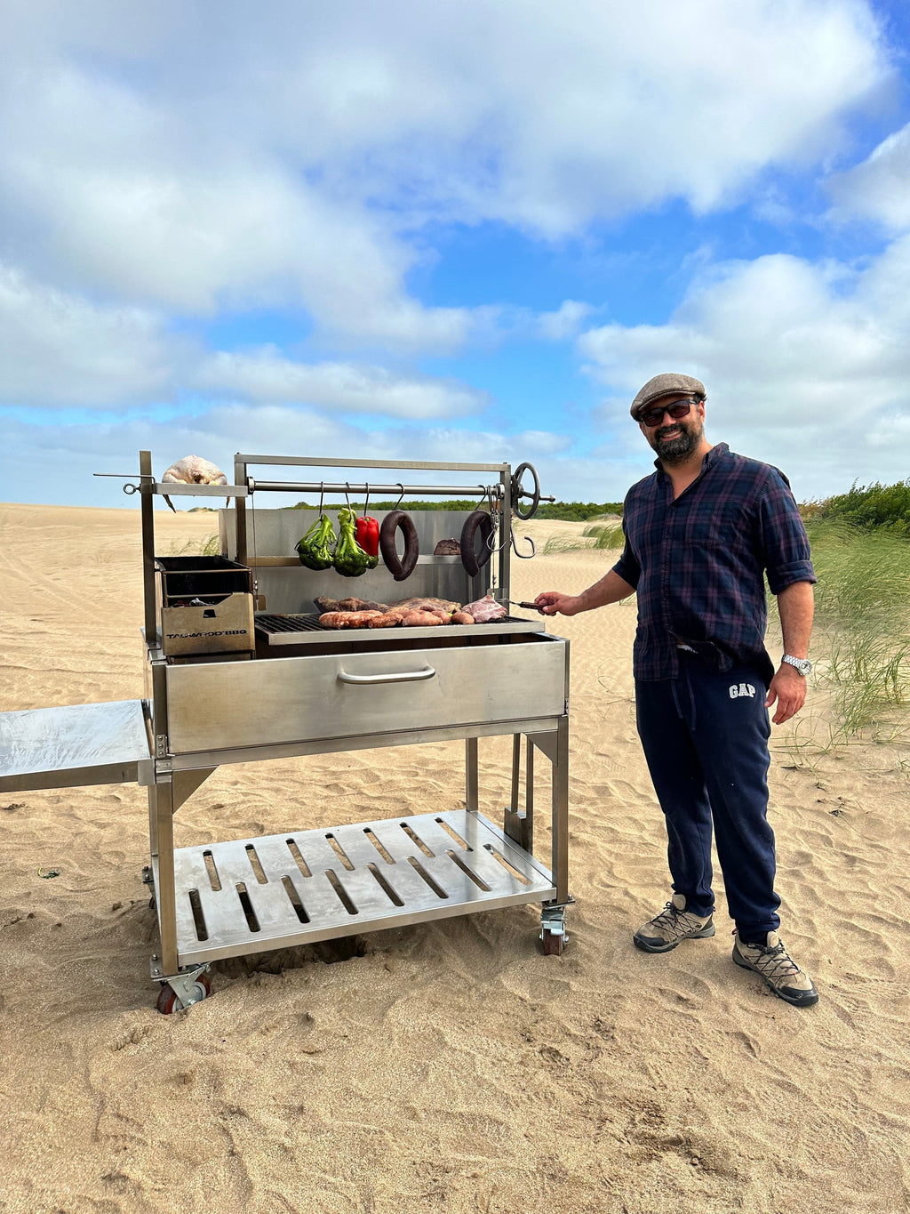 Tagwood BBQ23SS XL Argentine Santa Maria Grill – 304 Stainless Steel