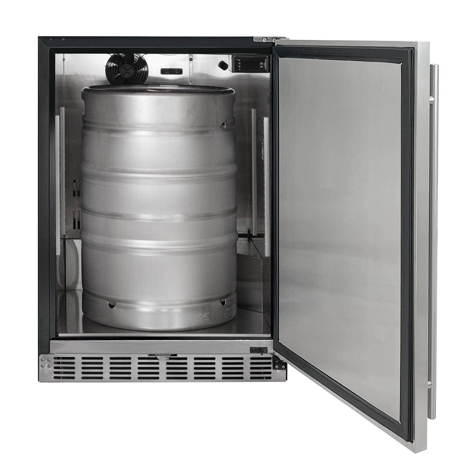 Kegco HK38BSU-1 24" Single Tap Built-In Stainless Steel Kegerator