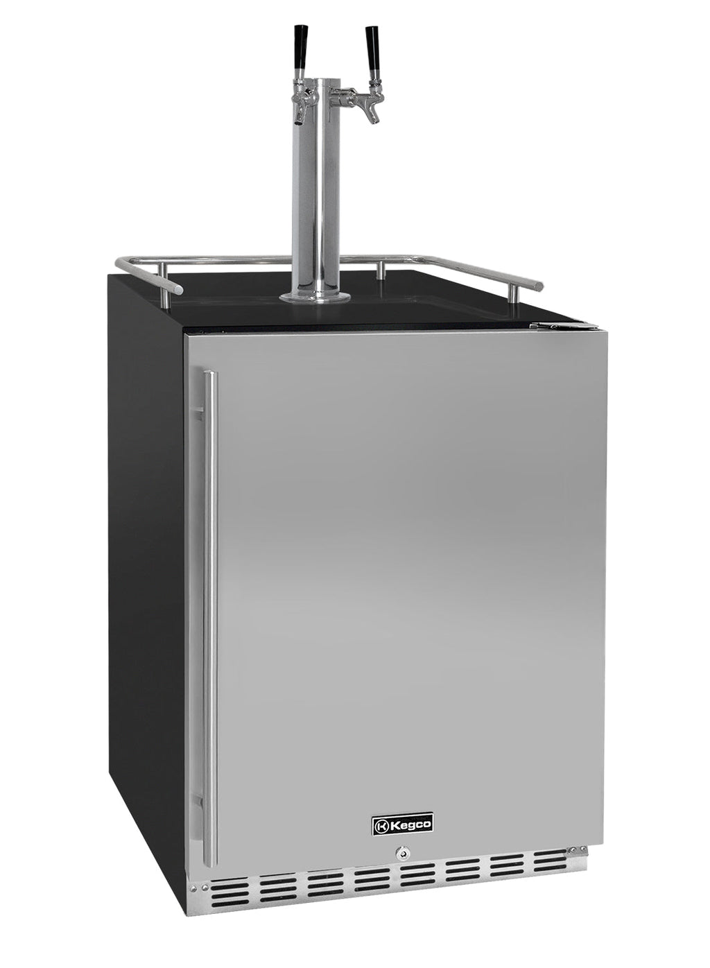 Kegco HK38BSU-2 24" Dual Tap Built-In Stainless Steel Kegerator