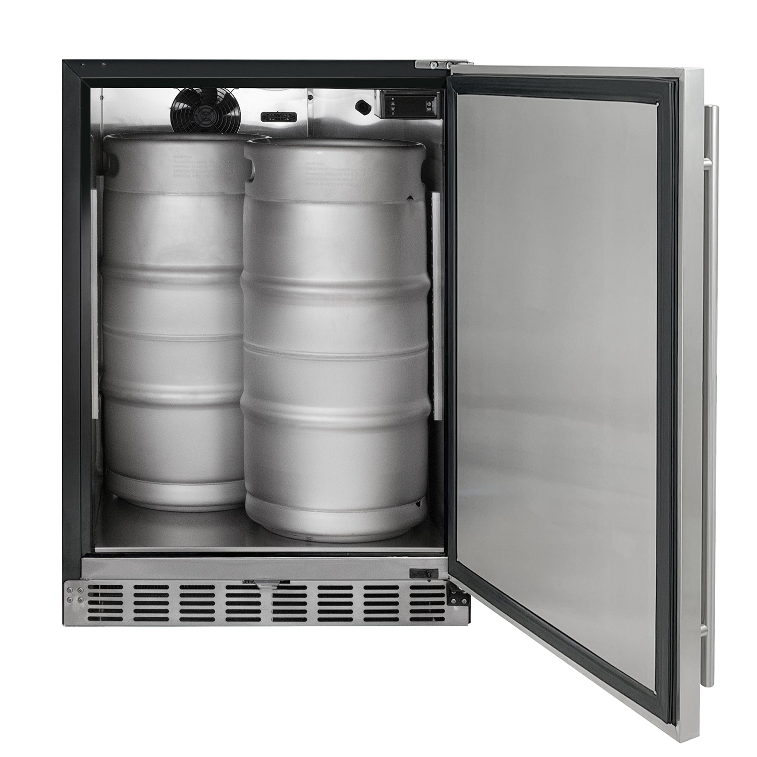 Kegco HK38BSU-3 24" Triple Tap Built-In Stainless Steel Kegerator