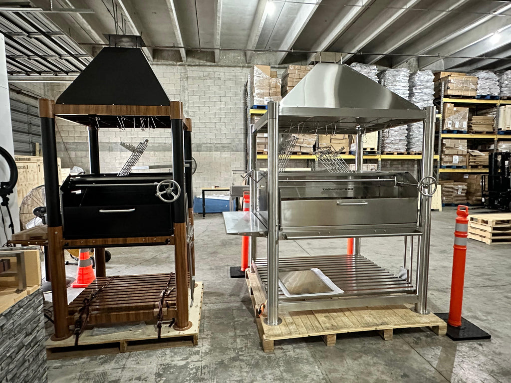 Tagwood BBQ BBQ22SS "The Silver Bullet XL" – All Stainless Steel Argentine Gaucho Grill
