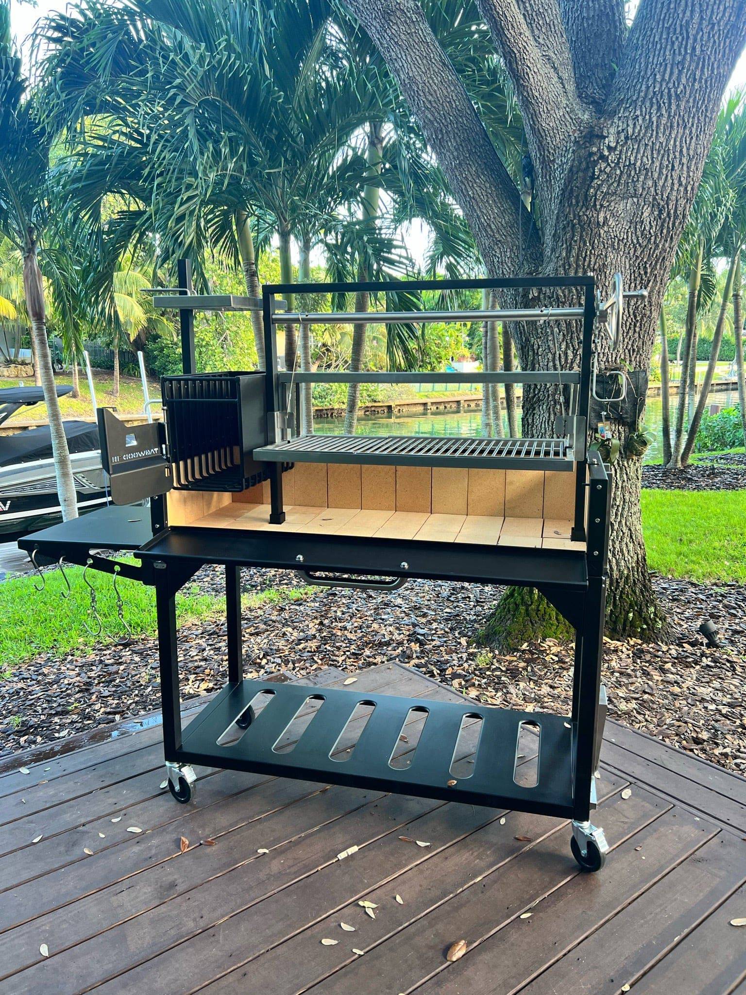 Tagwood BBQ03SI Premium Freestanding Argentine Santa Maria Grill