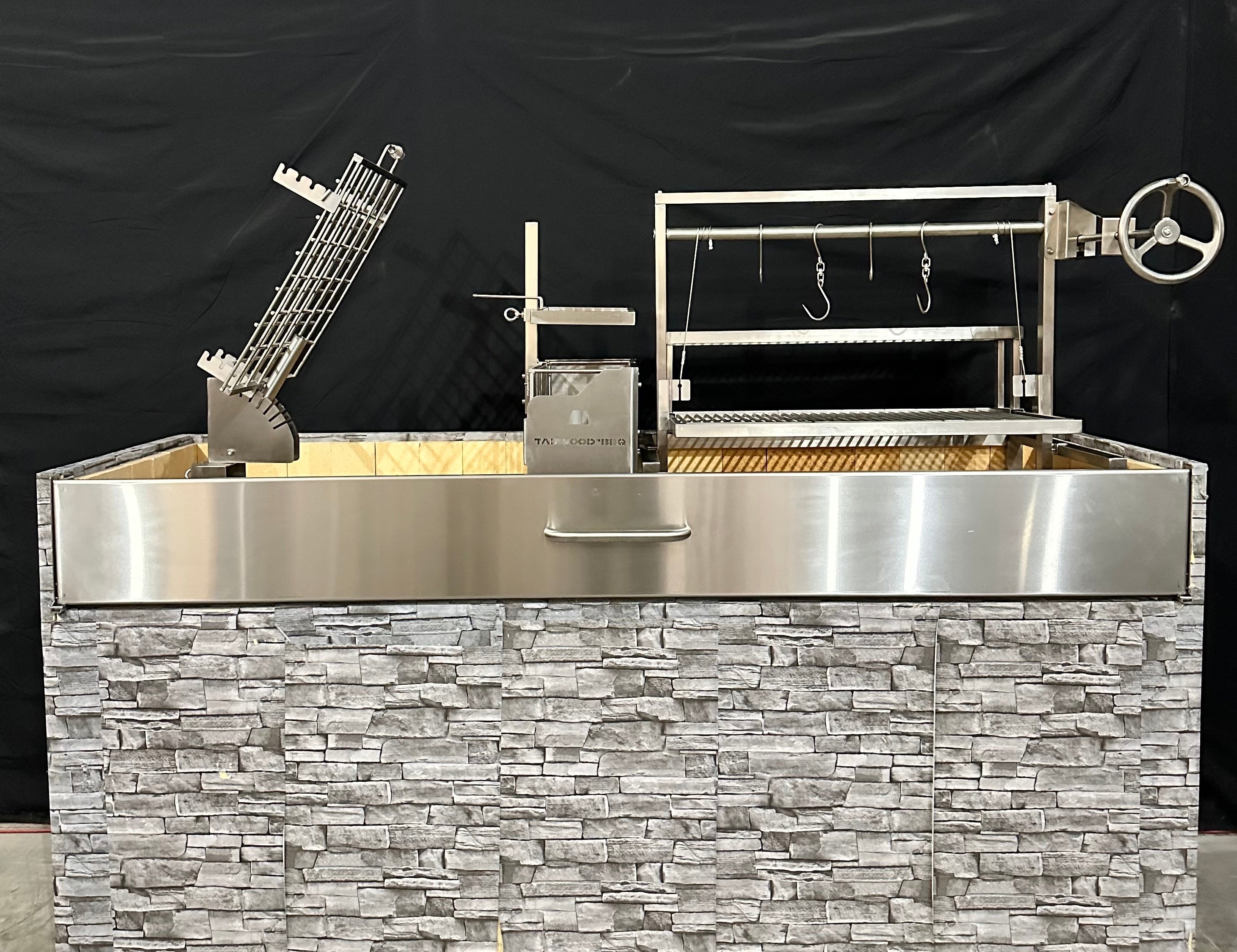 Tagwood BBQ09SS Insert Style Argentine Santa Maria Grill – 304 Stainless Steel