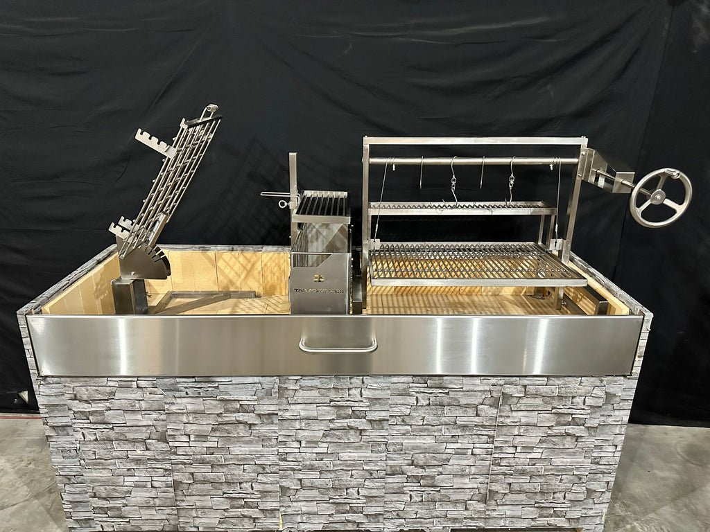 Tagwood BBQ09SS Insert Style Argentine Santa Maria Grill – 304 Stainless Steel