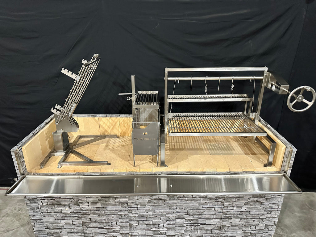 Tagwood BBQ09SS Insert Style Argentine Santa Maria Grill – 304 Stainless Steel