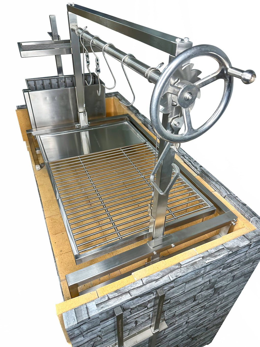 Tagwood BBQ09SS Insert Style Argentine Santa Maria Grill – 304 Stainless Steel