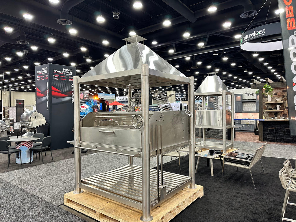Tagwood BBQ BBQ22SS "The Silver Bullet XL" – All Stainless Steel Argentine Gaucho Grill