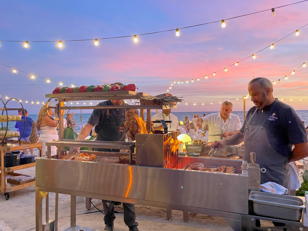 Tagwood BBQ06SS Argentine Santa Maria Grill – with 360° Rotating Clamp Grill