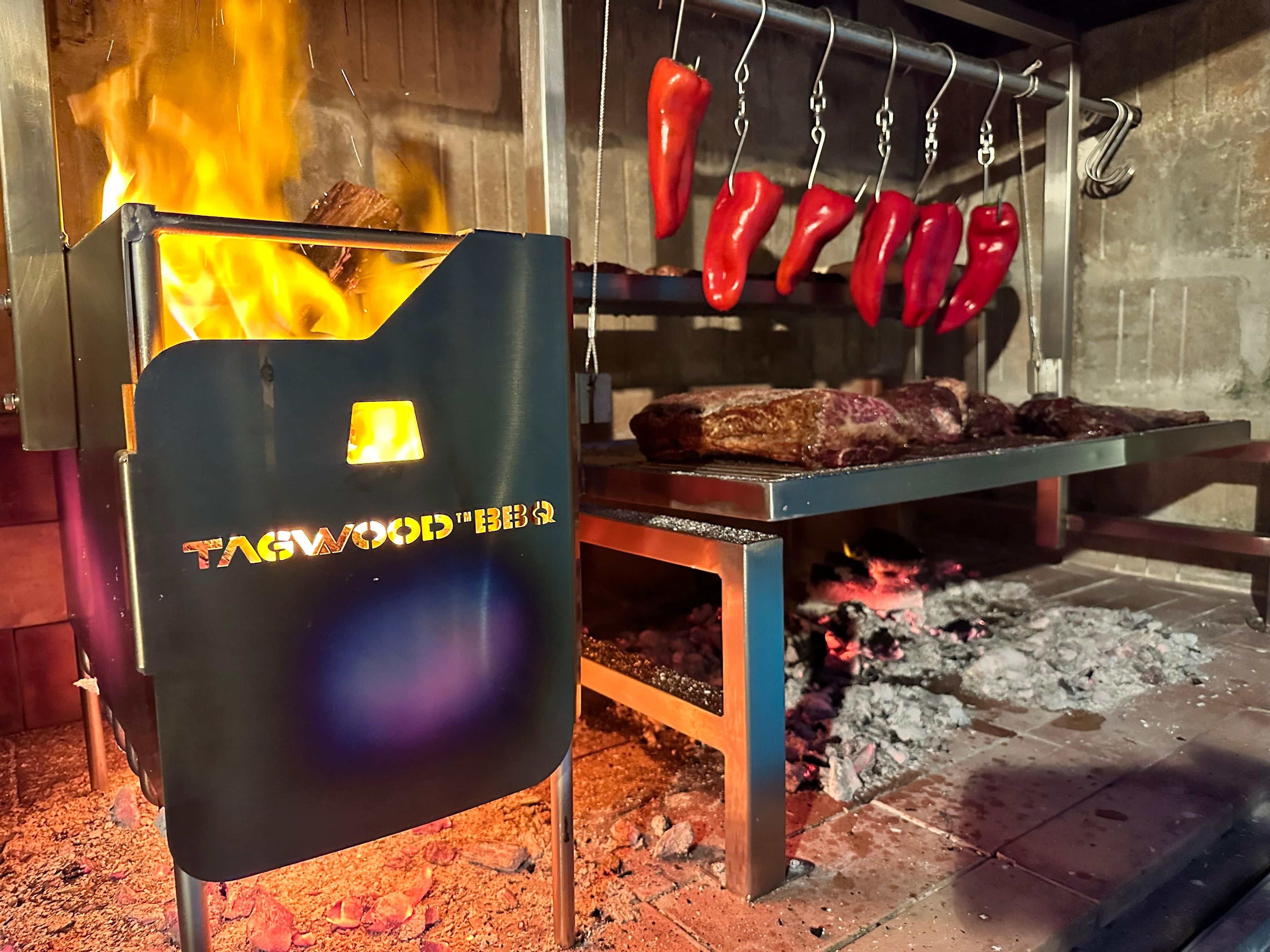 Tagwood BBQ09SS Insert Style Argentine Santa Maria Grill – 304 Stainless Steel