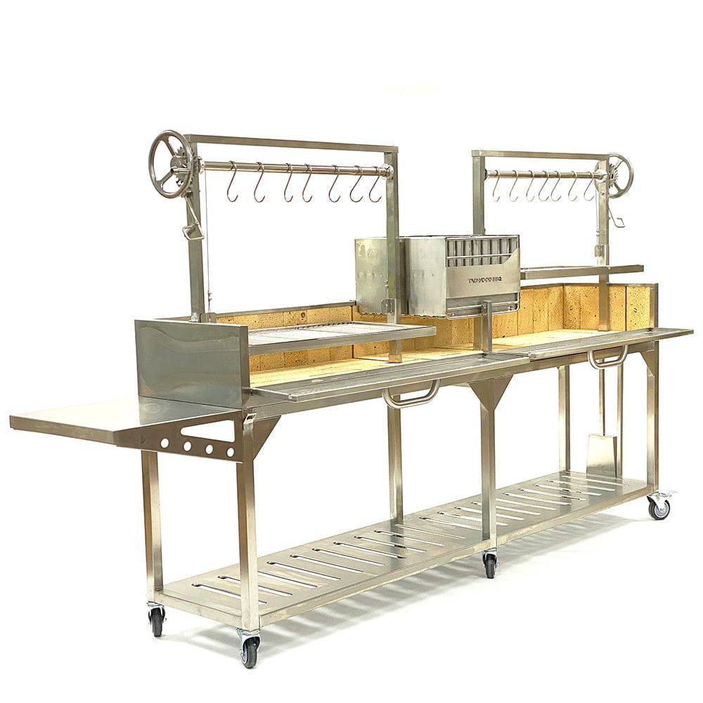 Tagwood BBQ04SS Double Argentine Santa Maria Style Grill – 304 Stainless Steel