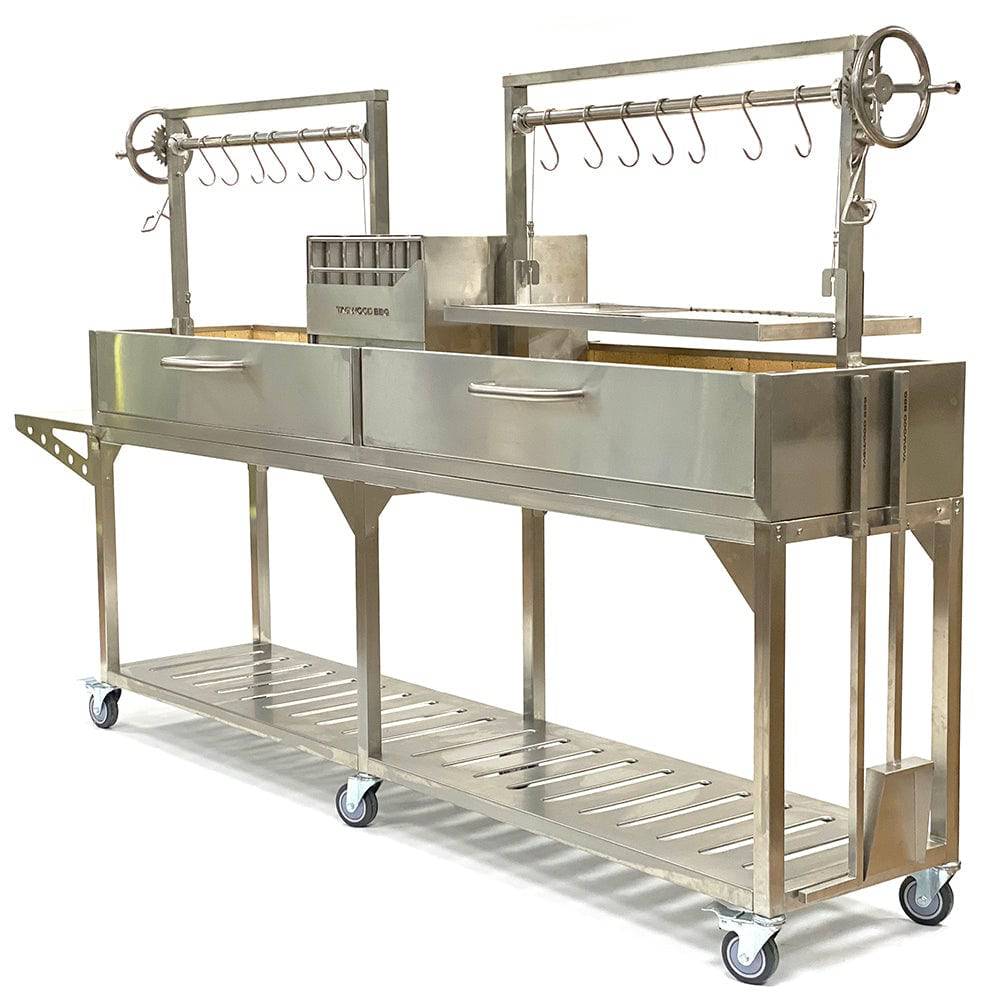 Tagwood BBQ04SS Double Argentine Santa Maria Style Grill – 304 Stainless Steel