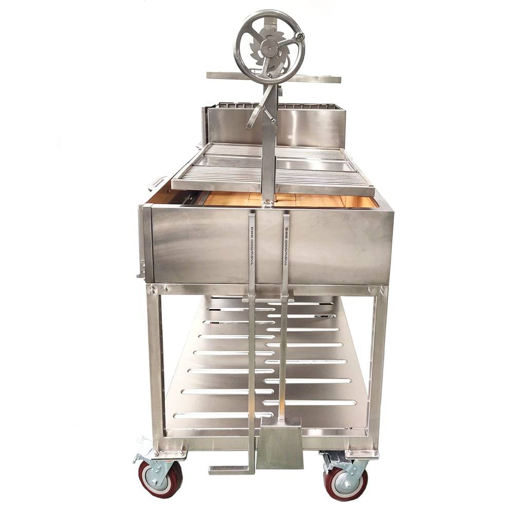 Tagwood BBQ24SS Double Argentine Santa Maria Grill – 304 Stainless Steel