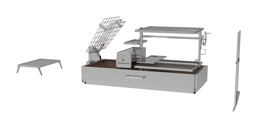 Tagwood BBQ28SS XL Built-In Santa Maria Argentine Grill – 304 Stainless Steel