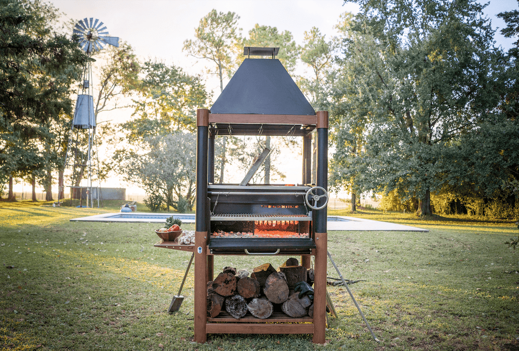 Tagwood BBQ02SI Argentine Santa Maria Style Gaucho Grill – The Ultimate 360° Grilling Experience