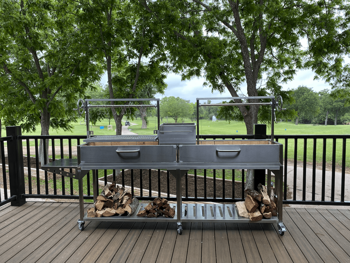Tagwood BBQ04SS Double Argentine Santa Maria Style Grill – 304 Stainless Steel