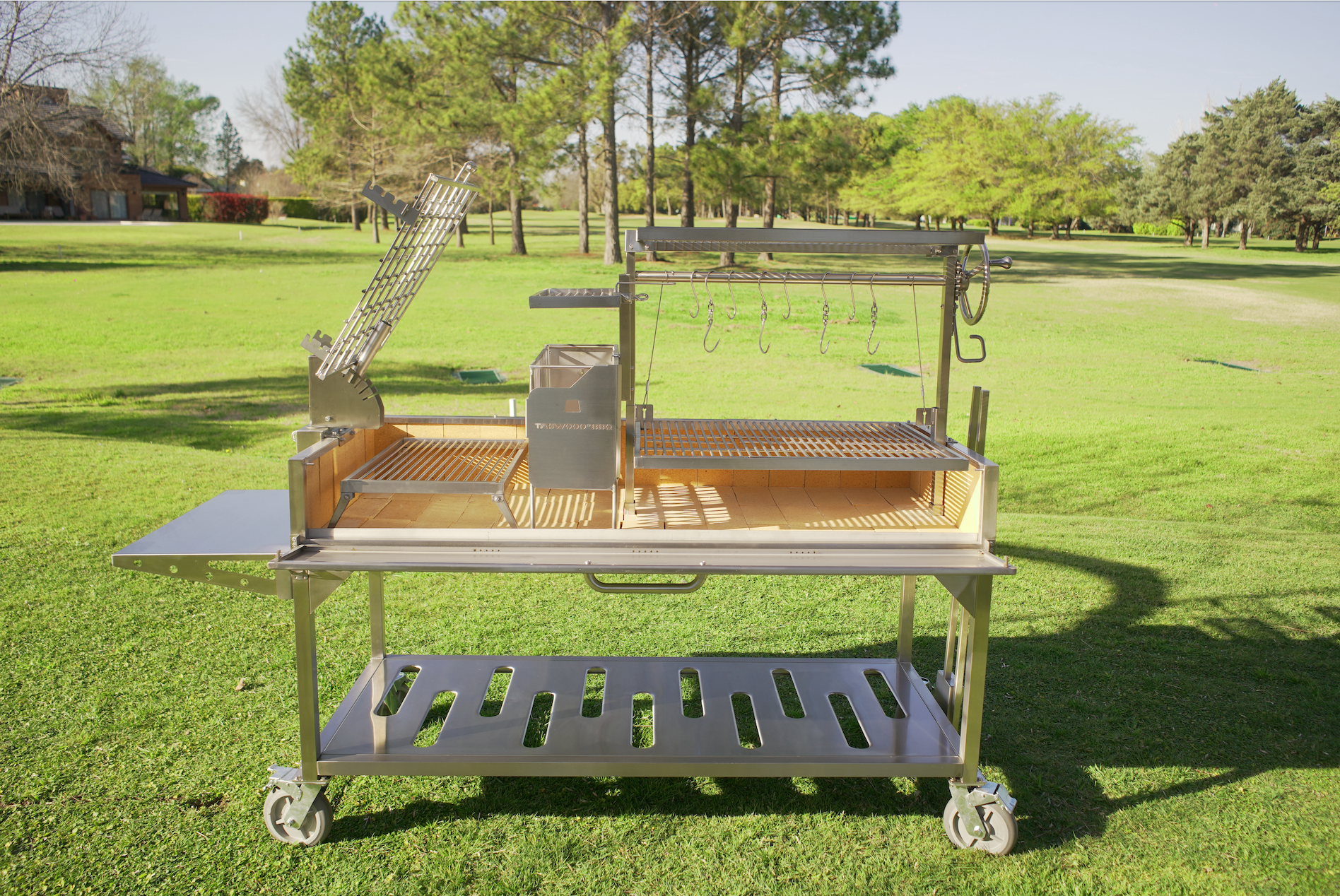 Tagwood BBQ26SS Premium XL Argentine Santa Maria Grill – 304 Stainless Steel
