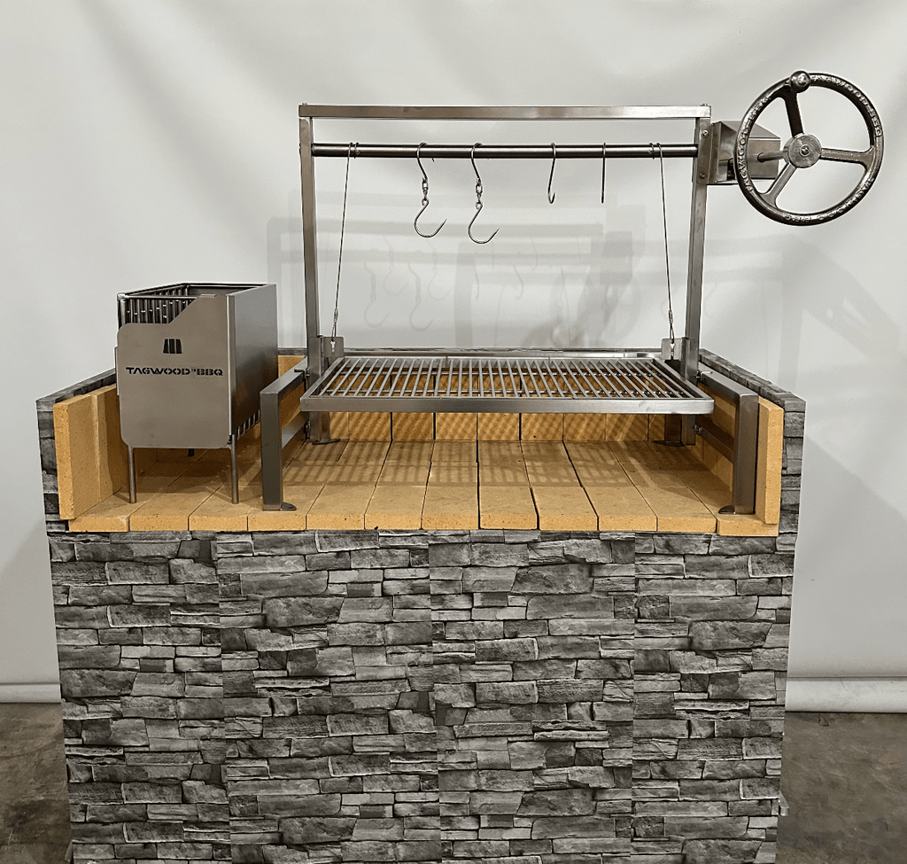 Tagwood BBQ09SS Insert Style Argentine Santa Maria Grill – 304 Stainless Steel